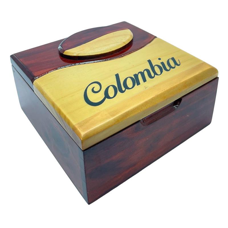🍽️ Servilletero Caja Grano de Café – Artesanía Colombiana - Imagen 4