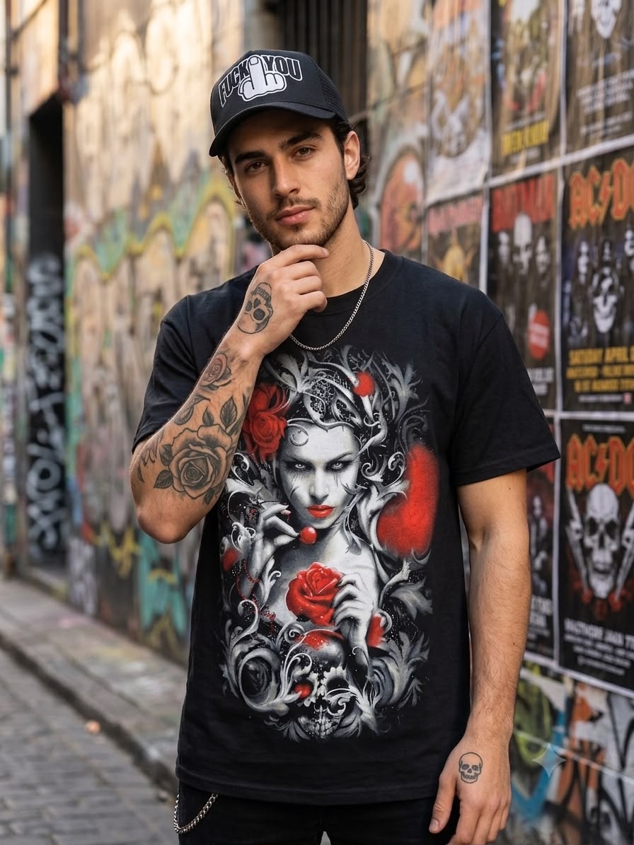 🎸🔥 CAMISETA DE ROCK Y METAL - Imagen 11