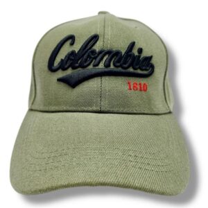 Gorra Verde Oliva "Colombia 1810 – Estilo Clásico con Carácter"