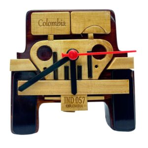 ⏰ Reloj de Escritorio Artesanal Willys – Colombia