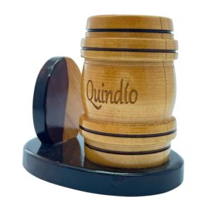 🖊️ Porta Lapicero y Tarjetero Barril – Artesanía de Quindío