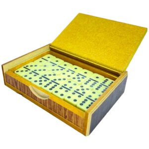 🁬 Juego de Dominó con Estuche de Madera