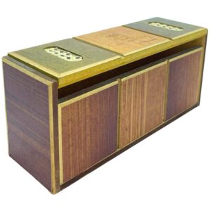 🎁 Caja de Madera Multiusos Artesanal con Detalles en Cañaflecha