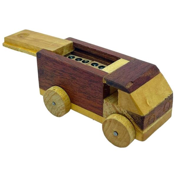 🚚 Juego de Dados en Madera – Camión Artesanal Colombiano - Imagen 3