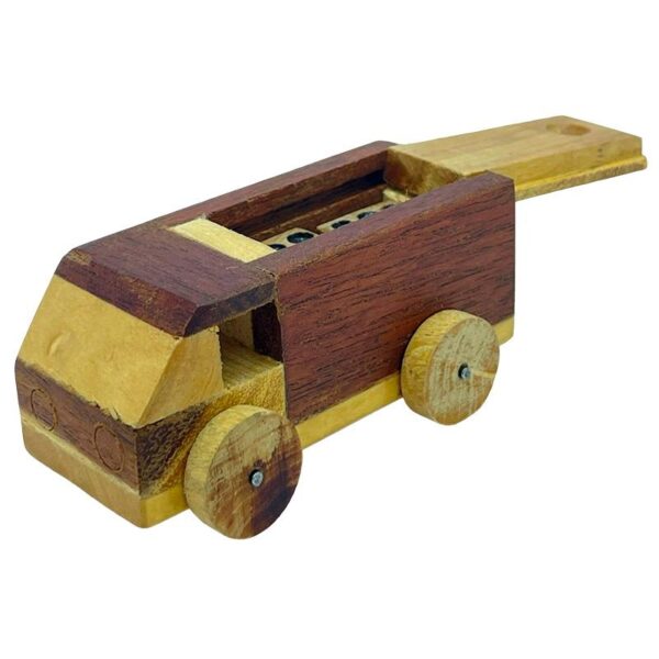 🚚 Juego de Dados en Madera – Camión Artesanal Colombiano - Imagen 2