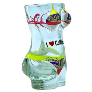 🍹 Copa Tequilera Silueta Mujer – Colombia Sexy Edition