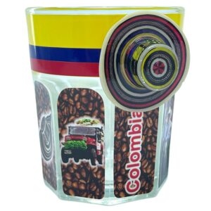 🏺Vaso “Sombrero Vueltiao” – ¡Pa' tomar como todo un patriota!
