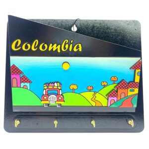 🔑📬 Portallaves y Guarda Correspondencia en Madera – Colombia Artesanal