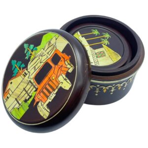 🎁 Juego de Posavasos Artesanales en Estuche Decorado – Tamo Nariñense