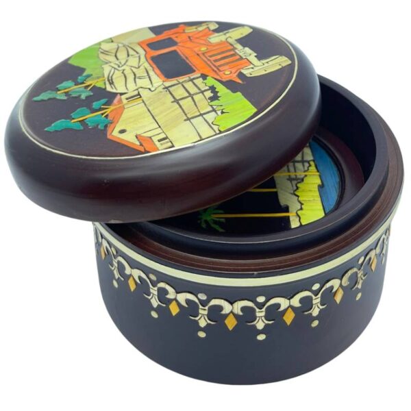 🎁 Juego de Posavasos Artesanales en Estuche Decorado – Tamo Nariñense - Imagen 3
