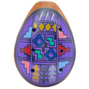 🎶 Ocarina de Cerámica - Arte Precolombino Hecho a Mano