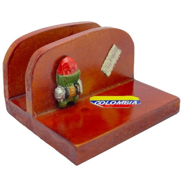🍉🧺 Mini Servilletero en Madera – Edición Sandía Viajera