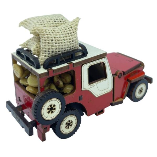 🚗 Jeep Willys Calado Artesanal – Edición “¡Sí hay café!” ☕ - Imagen 2