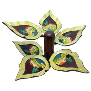 🍃✨ Juego de 6 Posavasos Artesanales — Naturaleza que posa en tu mesa 🌾
